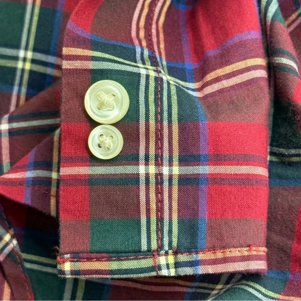 Boys Ralph Lauren Tartan Plaid Long Sleeve Shirt